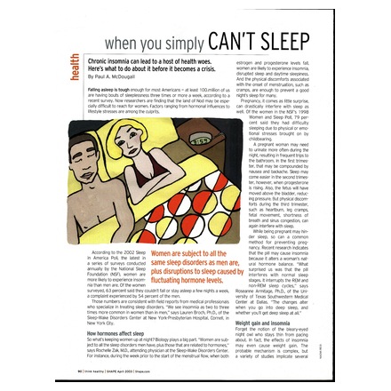 Shape Magazine Illustration